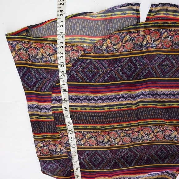 Sara Michelle Layered Look Blouse L - Picture 4 of 7